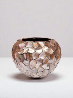 Elegant Mother Of Pearl Planter Pot (3)