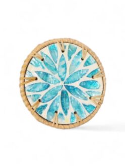 Blue Elegant Mother Of Pearl Coaster (3)