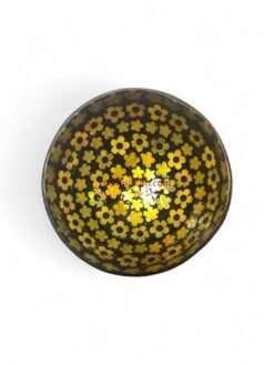 Charming Floral Shell Coconut Bowl (2)