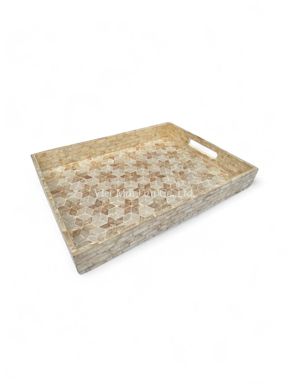 Charming Rectangle Mother Of Pearl Tray (2)