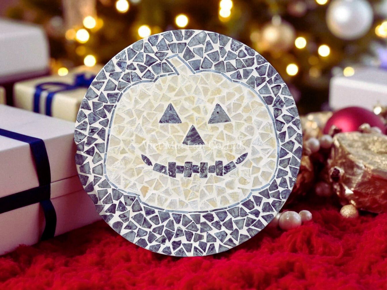 Christmas Mother Of Pearl Tray, A Sparkling Gift For The 2025 Festive Season