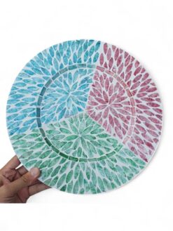 Colorful Shell Charger Plates (1)