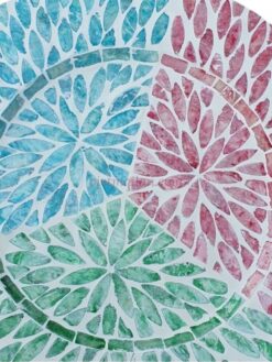 Colorful Shell Charger Plates (2)