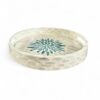 Delicate Floral Mother Of Pearl Tray (2)