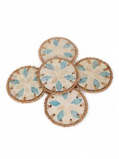 Eco Friendly Mother Of Pearl Coaster Set (1)