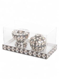 Elegant Mother Of Pearl Incense Set (2)