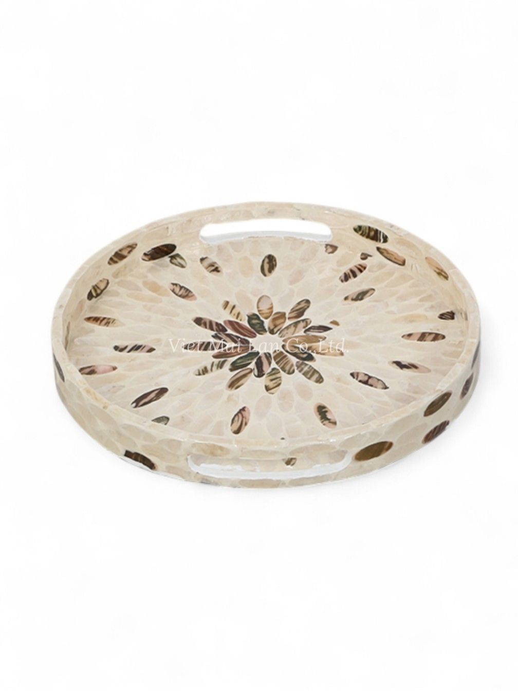 Elegant Mother Of Pearl Serving Tray (1)