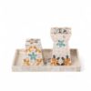 Floral Mabkhara Shell Incense Burner Set (1)