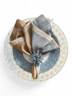 Floral Pearl Shell Placemats (2)