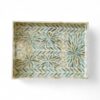 Floral Rectangular Mother Of Pearl Tray (2)
