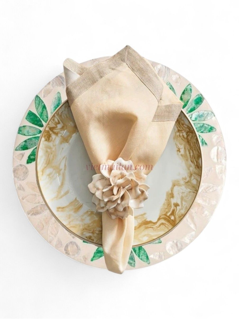 Graceful Petal Shell Placemats (2)