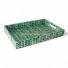 Green Mother Of Pearl Serving Tray For Ramadan (2)