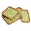 Green Natural Rattan And Mother Of Pearl Tray (1)