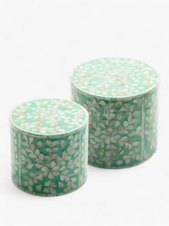 Green Natural Shell Cake Stand (1)