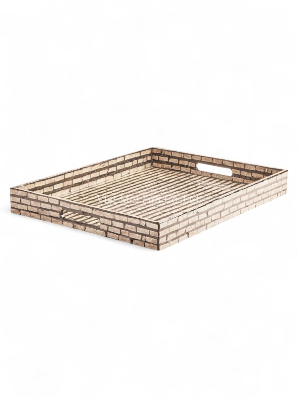 Grey Mother Of Pearl Serving Tray For Ramadan (1)