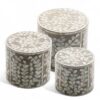 Grey Natural Shell Cake Stand (1)