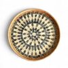 Handcrafted Mother Of Pearl Serving Tray With Rattan (3)