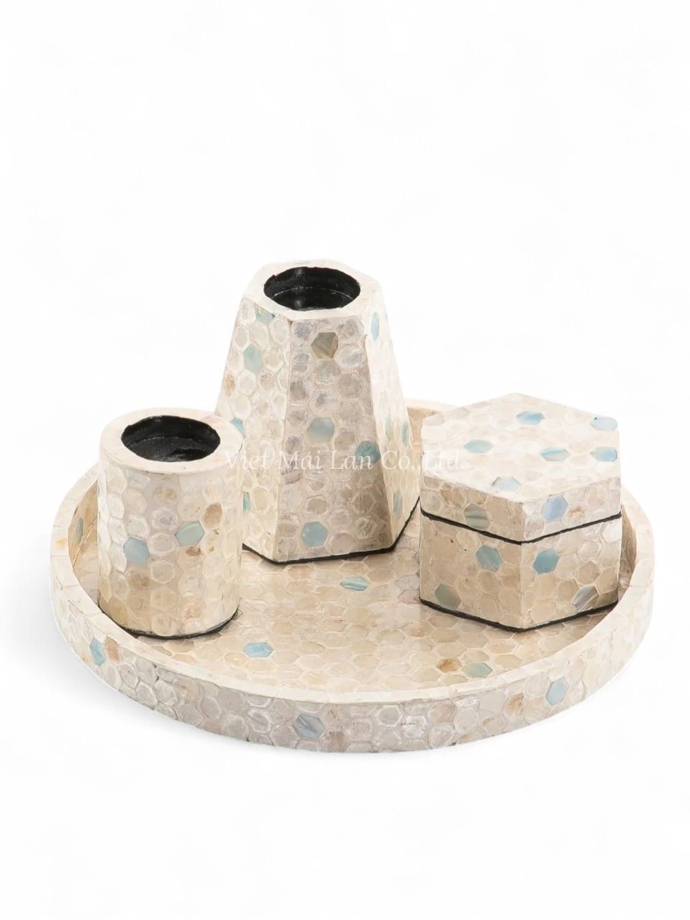 Handcrafted Shell Incense Set (1)