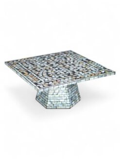 High Quality Mop Cake Stand With Acrylic Lid (1)