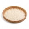 Ivory Round Mop Tray With Rattan (1)