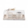 Ivory Shell Incense Burner Set (2)