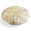 Light Yellow Oval Capiz Shell Placemats (1)