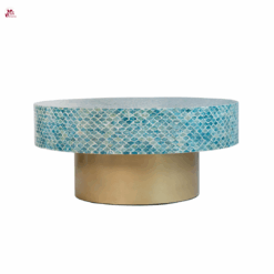 Luxury Blue Mother Of Pearl Table (2)