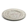 Luxury Grey Shell Charger Plates (2)