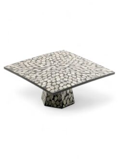 Luxury Mop Cake Stand With Acrylic Lid (1)