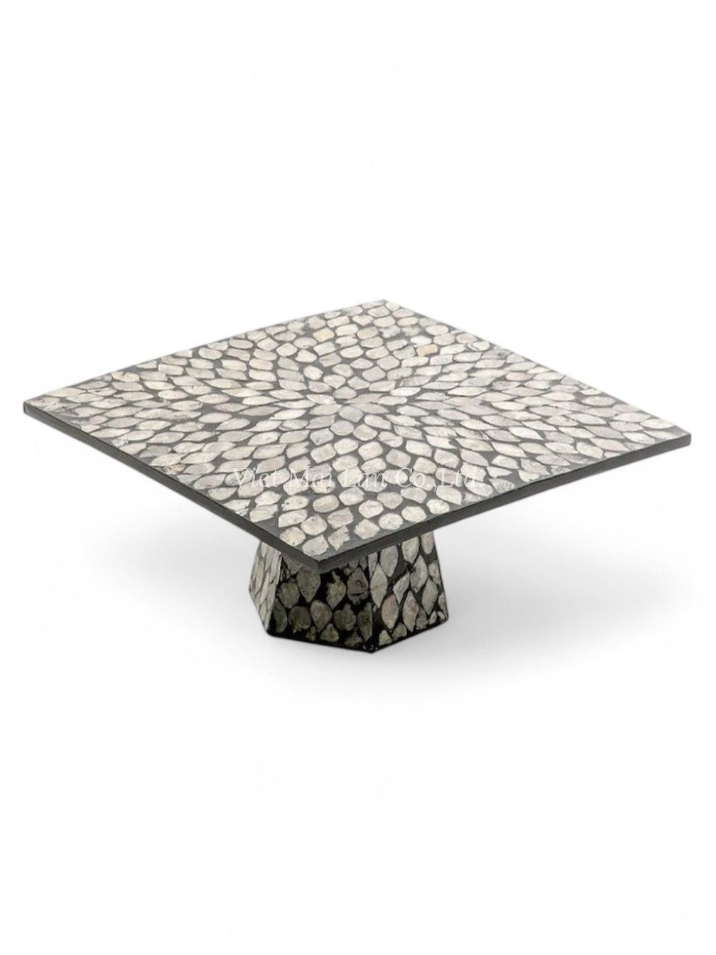 Luxury Mop Cake Stand With Acrylic Lid (1)