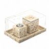Modern Beige Shell Incense Set (2)