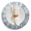Modern Light Blue Capiz Shell Placemats (2)