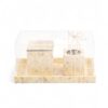 Modern White Shell Incense Set (2)