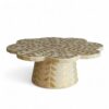 Natural Flower Shape Mop Cake Stand (2)