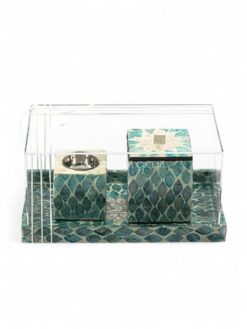 Natural Green Shell Incense Set (1)