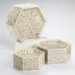 Natural Handmade Mother Of Pearl Cake Stand (1)