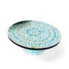 Natural Mop Cake Stand Blue Finish (2)
