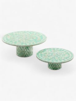 Natural Mop Cake Stand Handmade (1)