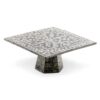 Natural Mop Cake Stand With Acrylic Lid (1)