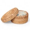 Natural Mother Of Pearl Coaster With Holder (1)