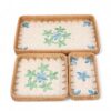Natural Rattan And Mother Of Pearl Tray (1)