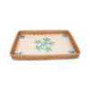 Natural Rattan And Mother Of Pearl Tray (2)