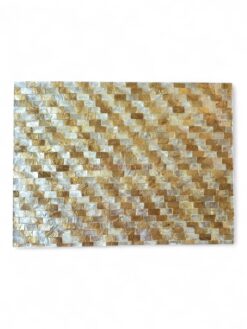 Natural Rectangle Shell Placemats (2)