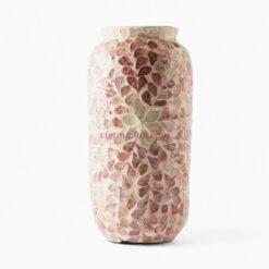 Natural Red Mother Of Pearl Vase (1)