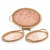 Natural Red Oval Mop Tray With Rattan (1)