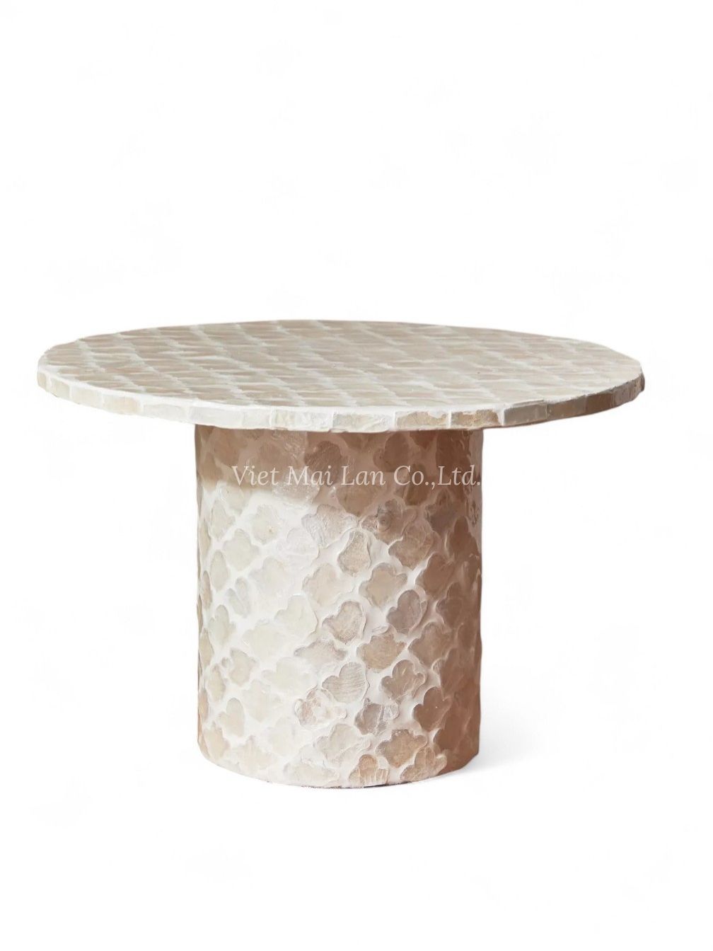 Natural Round Mop Cake Stand (2)
