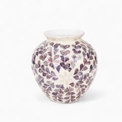 Natural Round Mother Of Pearl Vase (1)