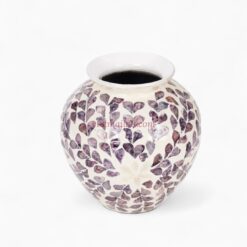 Natural Round Mother Of Pearl Vase (2)