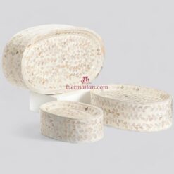 Natural White Mother Of Pearl Cake Stand (1)