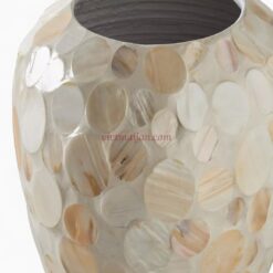 Natural White Mother Of Pearl Vase (2)